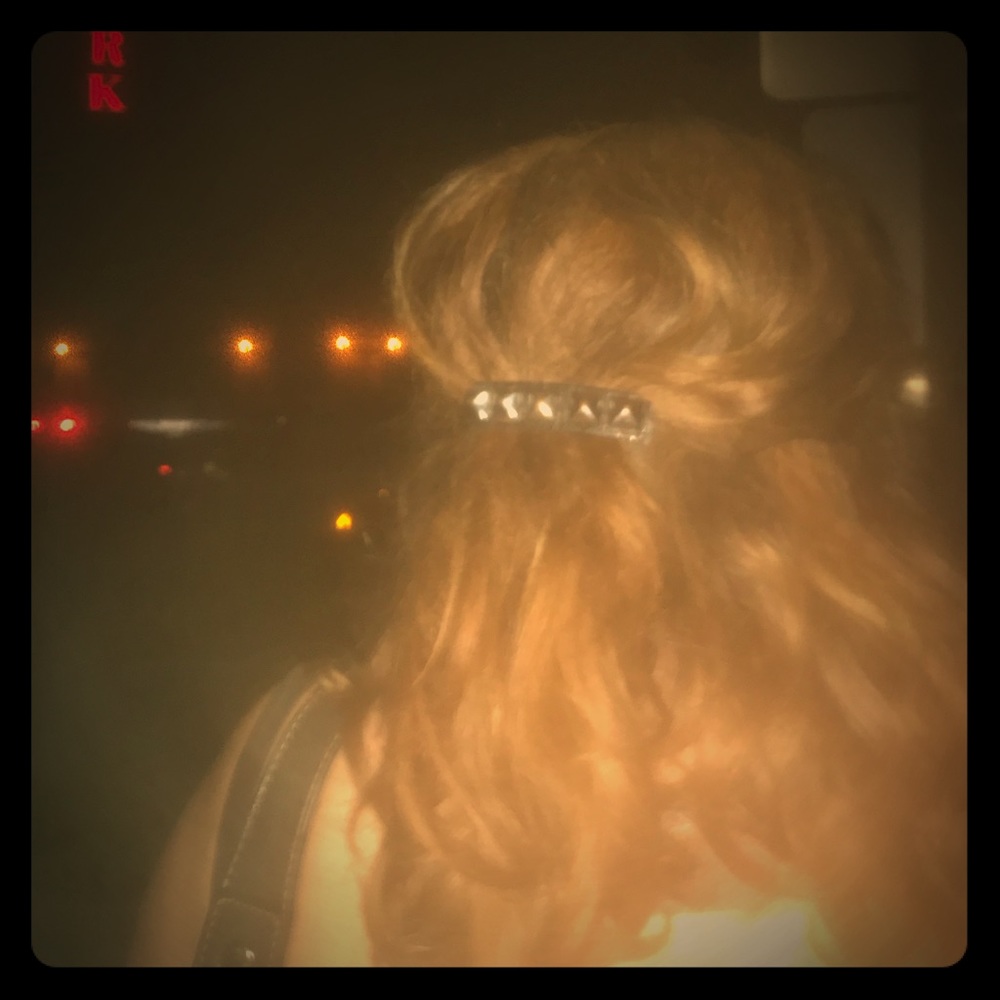 90’s punk studded barrette